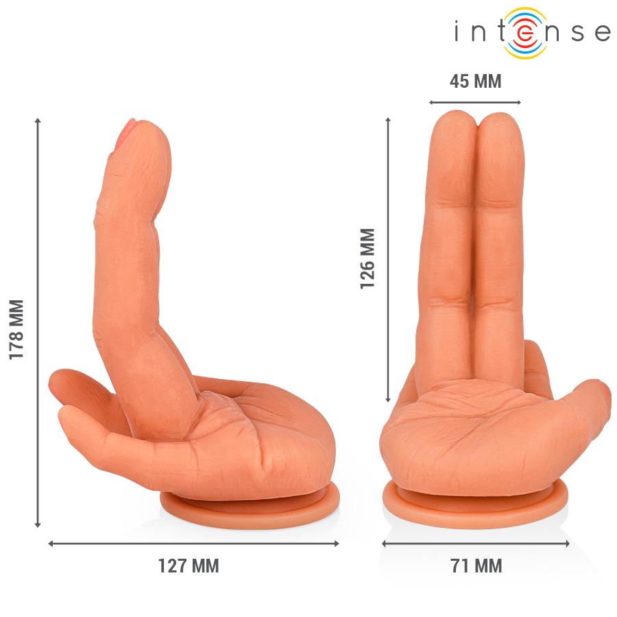 INTENSE - LEELA ESTIMULADOR PUNTO·G MANO FLEXIBLE 12,6 CM - Imagen 2