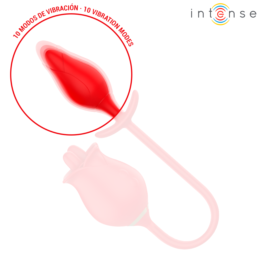 INTENSE - MELANIE DOUBLE STIMULATEUR DE CLITORIS AVEC LANGUE EN ZIGZAG – Image 7