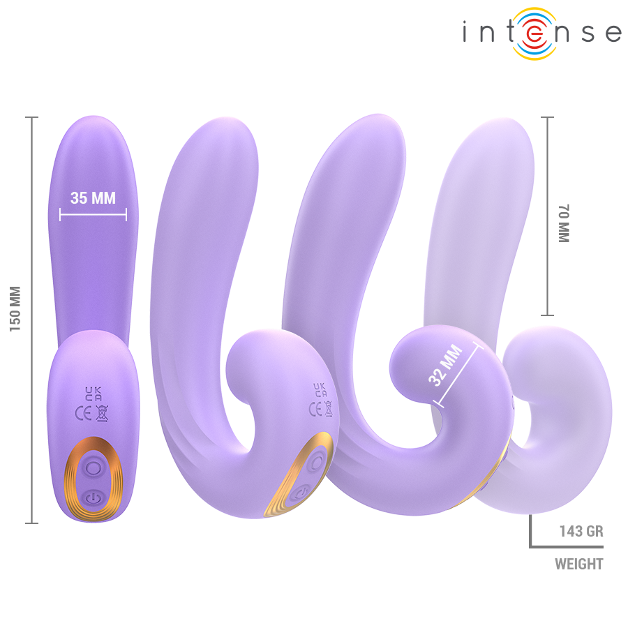 INTENSE - MERYL DOUBLE VIBRATION STIMULATEUR CLITORIEN – Image 2