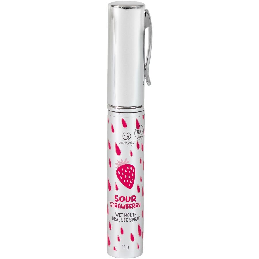 SECRETPLAY - SPRAY PER IL SESSO ORALE ALLA FRAGOLA ACIDA - immagine 3