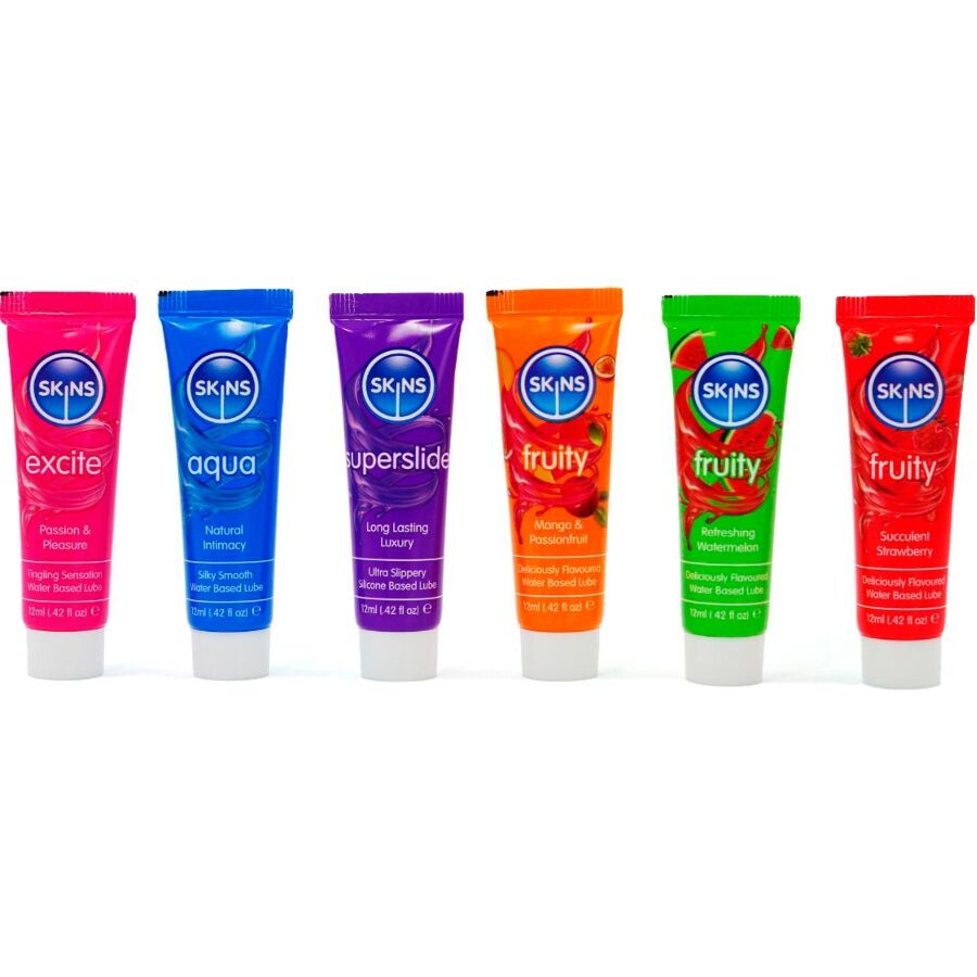 KIT DE LUBRIFIANTS VITAL & FRUITY POUR LA PEAU - 6 x 12 ML – Image 2