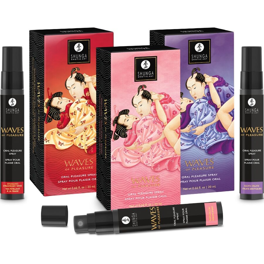 SHUNGA - SPRAY ORAL SEDUTOR DE MORANGO WAVES 20 ML - Image 5