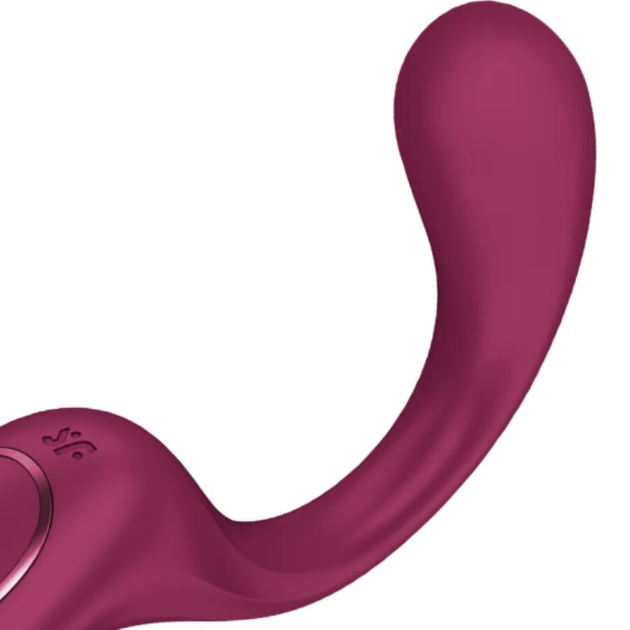 SATISFYER - G FOR GODDESS 2 BOUTEILLE VIBRATEUR LAPIN BORDEAUX – Image 2