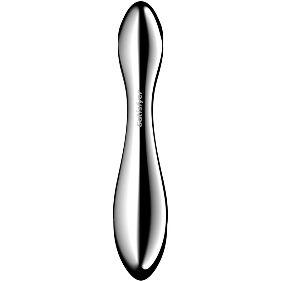 SATISFYER - PURE GRAVITY 2 GODEMICHET DOUBLE EXTRÉMITÉ EN ACIER INOXYDABLE – Image 4