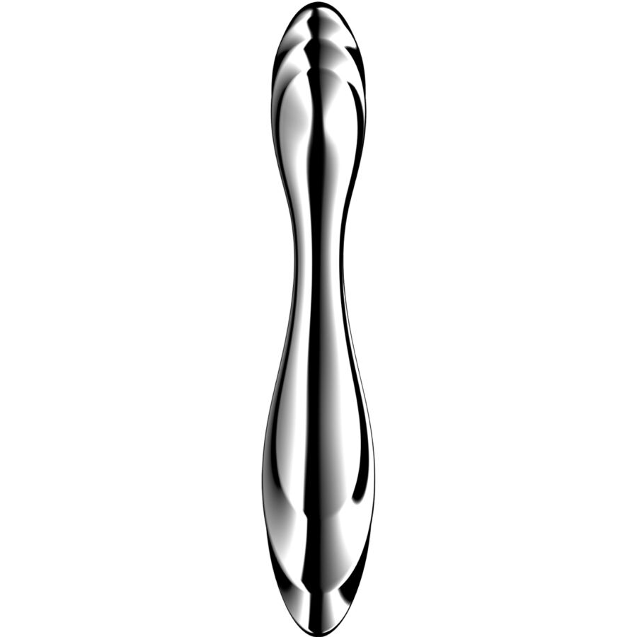 SATISFYER - PURE GRAVITY 2 GODEMICHET DOUBLE EXTRÉMITÉ EN ACIER INOXYDABLE – Image 2