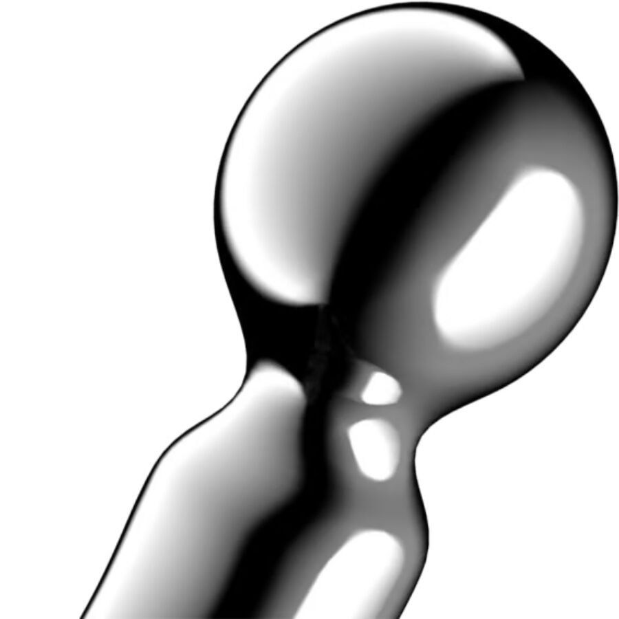 SATISFYER - STAR FORCE 2 GODEMICHET DOUBLE EN ACIER INOXYDABLE – Image 3
