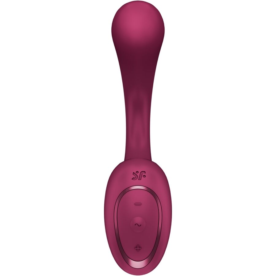 SATISFYER - G FOR GODDESS 2 BOUTEILLE VIBRATEUR LAPIN BORDEAUX – Image 3