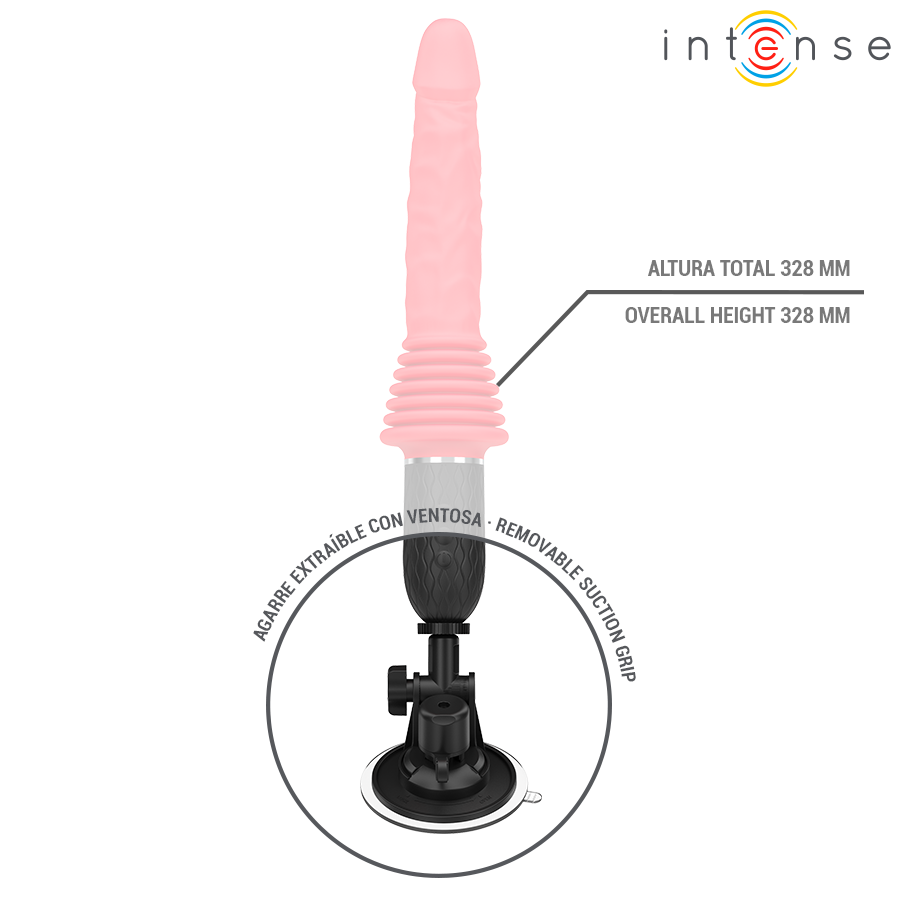 INTENSE - CYNTHIA VIBRADOR DE IMPULSO COM CONTROLE REMOTO E AQUECIMENTO - Image 4