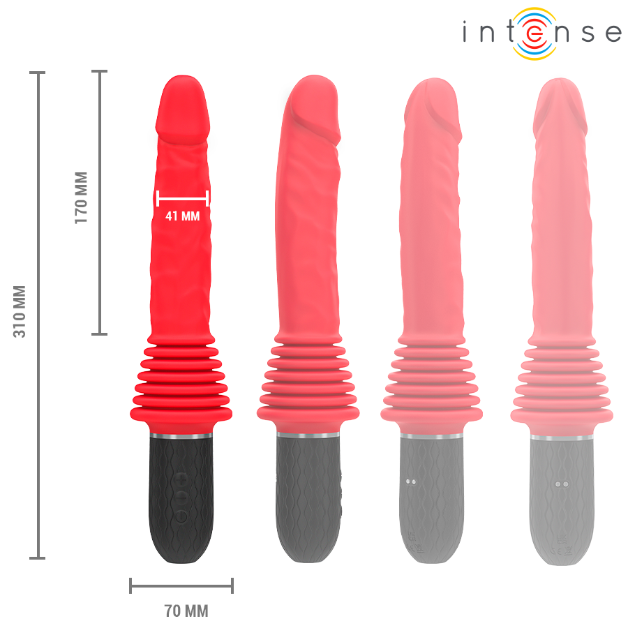 INTENSE - CYNTHIA VIBRADOR DE IMPULSO COM CONTROLE REMOTO E AQUECIMENTO - Image 3