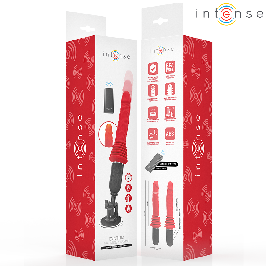 INTENSE - CYNTHIA VIBRADOR DE IMPULSO COM CONTROLE REMOTO E AQUECIMENTO - Image 8