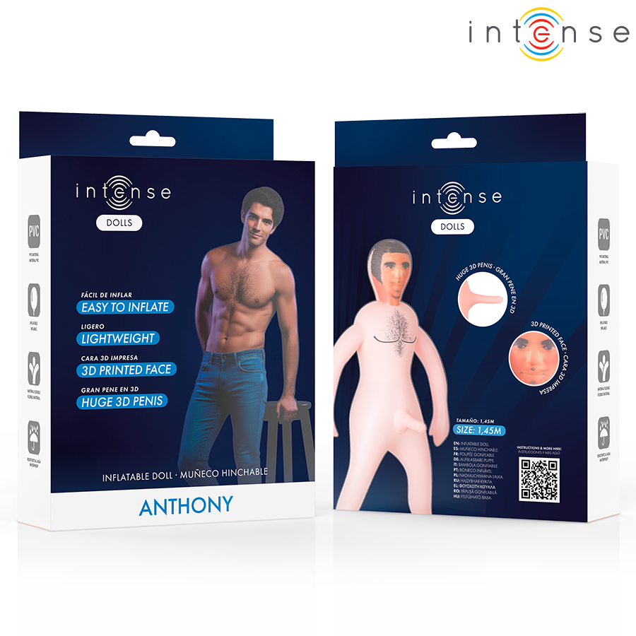 INTENSE DOLLS - POUPÉE GONFLABLE ANTHONY AVEC PÉNIS 3D – Image 4