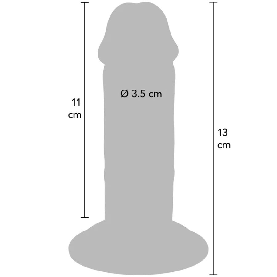 GET REAL - DELUXE THICK DOUBLE-DENSITY TPE DONG 13 CM - Image 3