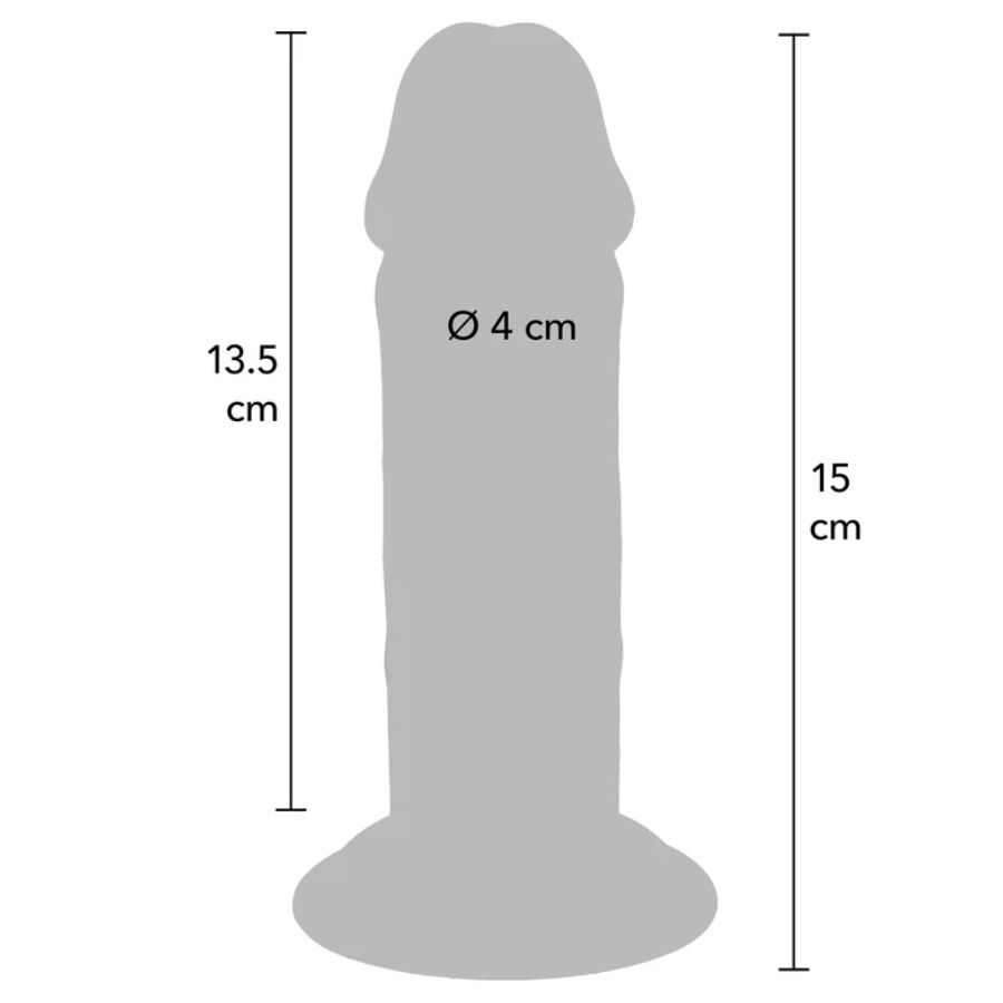 GET REAL - DELUXE DICKER TPE-DONNERSATZ MIT DOPPELTER DICHTE, 15 CM – Bild 4