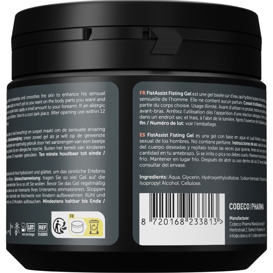 COBECO - FIST ASSIST FISTING GEL EXTRA GROSSO À BASE DE ÁGUA 500 ML - Image 3