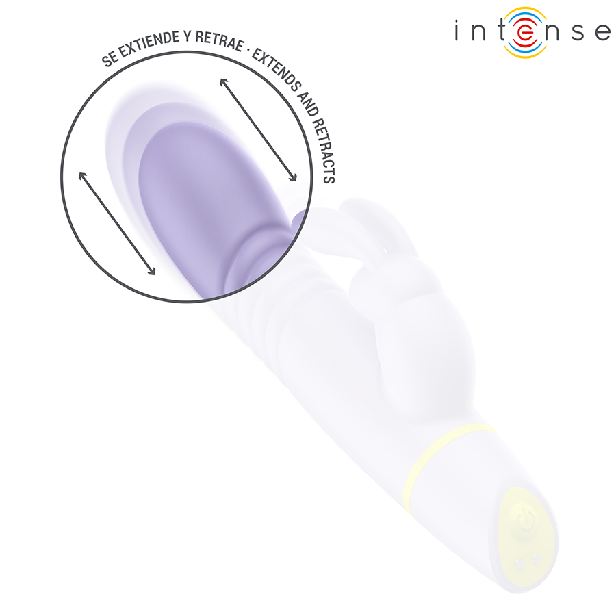 INTENSE - STIMULATEUR ET VIBRATEUR À POUSSÉE HELEN RABBIT – Image 7