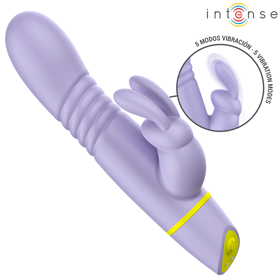 INTENSE - STIMULATEUR ET VIBRATEUR À POUSSÉE HELEN RABBIT – Image 6