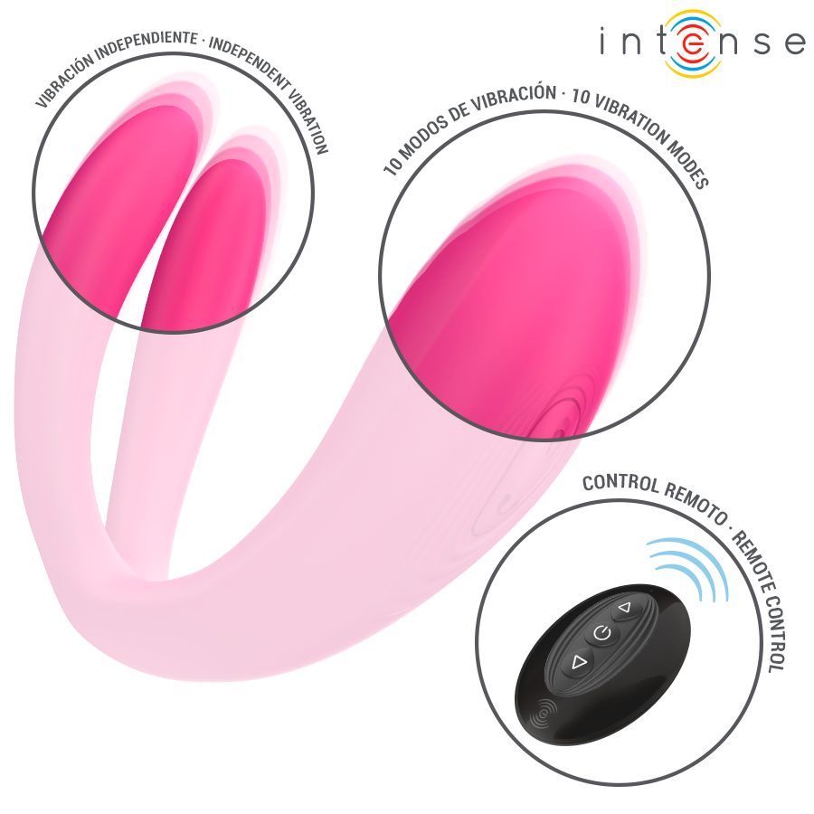 INTENSE - JULIA DOUBLE VIBRATEUR À PINCE STIMULATEUR AVEC TÉLÉCOMMANDE – Image 9