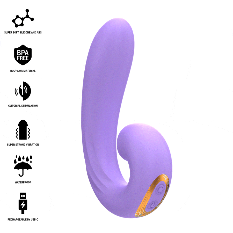 INTENSE - MERYL DOUBLE VIBRATION STIMULATEUR CLITORIEN – Image 8