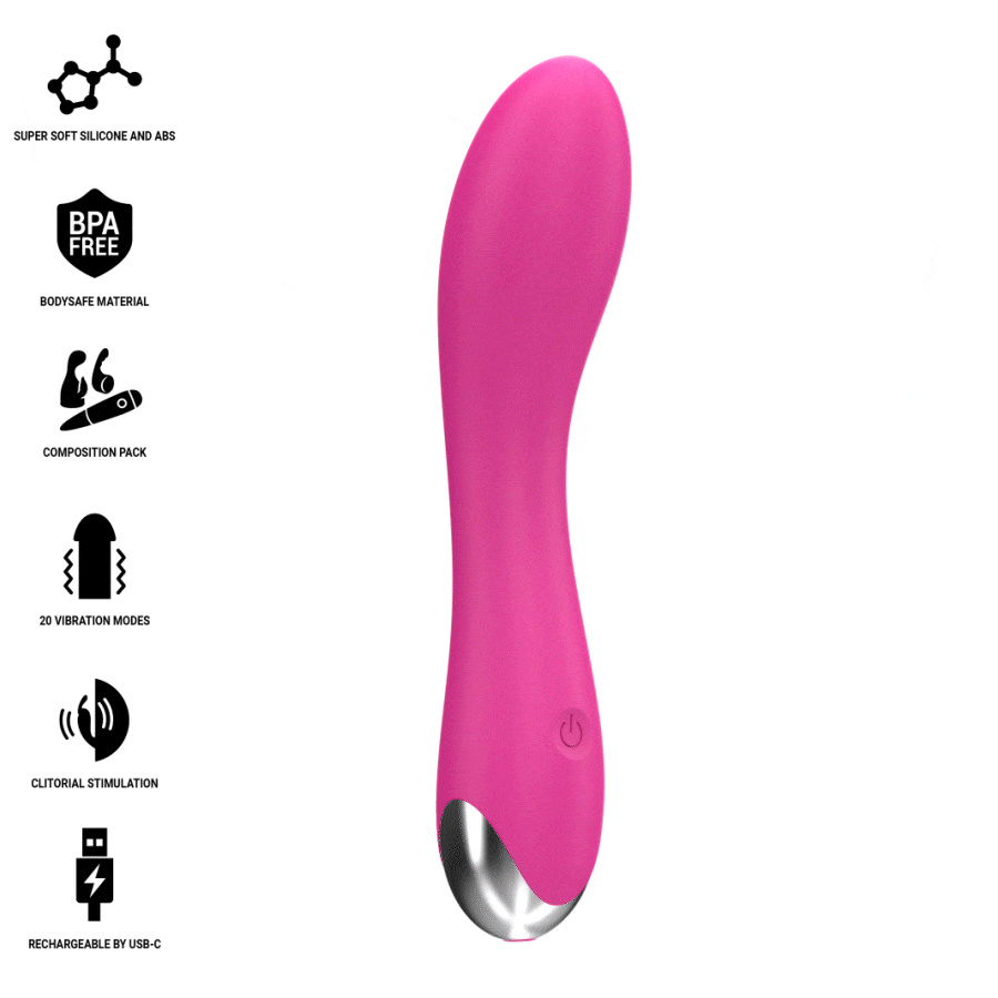 INTENSE - VIBRADOR CHER COM 20 PADRÕES E CABEÇAS INTERCAMBIÁVEIS - Image 2