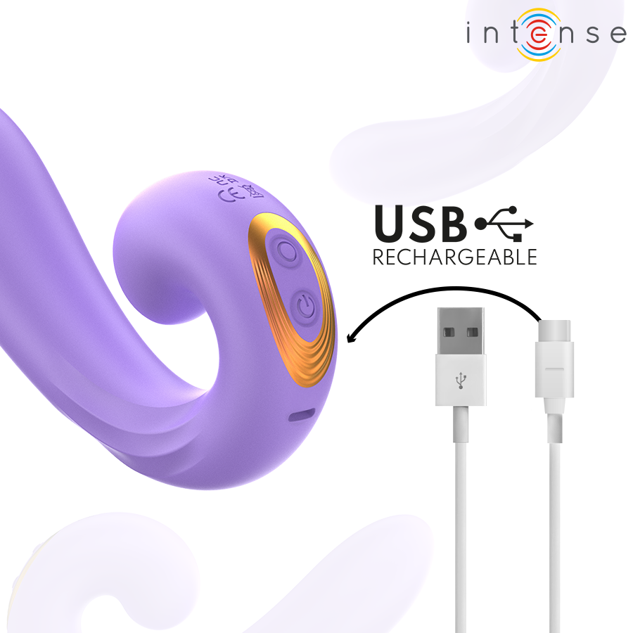 INTENSE - MERYL DOUBLE VIBRATION STIMULATEUR CLITORIEN – Image 4