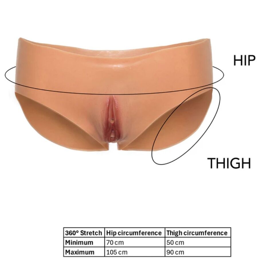DESIDERIO NASCOSTO - ALTER EGO VAGINA APERTA SLIP VITA BASSA CARNE - immagine 6