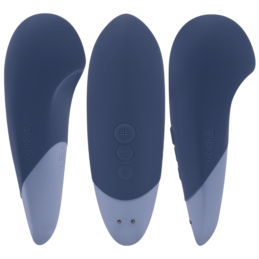WOMANIZER - VIBE LAY-ON VIBRATEUR SILENCIEUX BLEU FONCÉ – Image 2