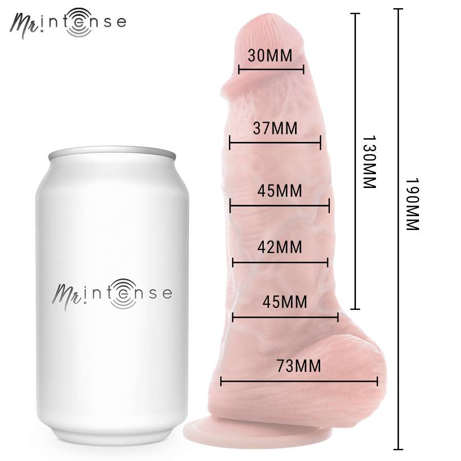MR INTENSE - KLEINER SPENCER SILIKONDILDO 19 CM -Ø- 4,5 CM – Bild 5