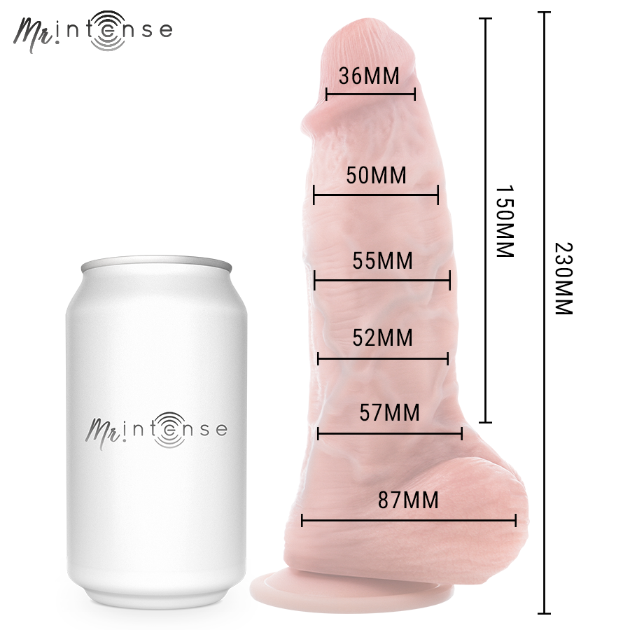 MR INTENSE - MITTLERER SPENCER SILIKONDILDO 23 CM -Ø- 5,7 CM – Bild 2