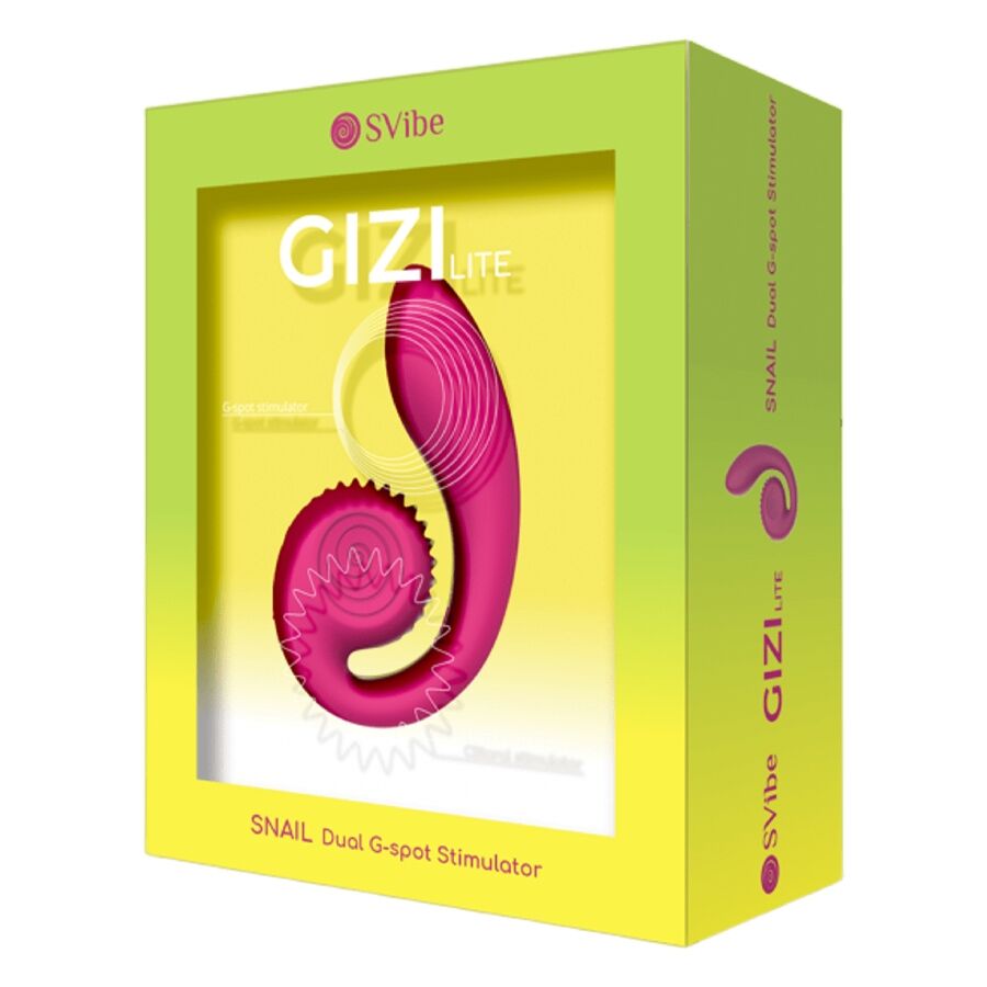 SNAIL VIBE - GIZI LITE VIBRATEUR ROSE DOUBLE POINT G ET CLITORIAL – Image 4