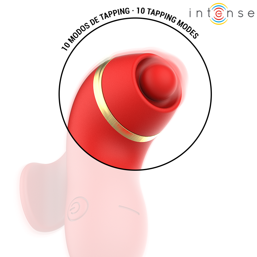 INTENSE - PATTY ESTIMULADOR CON 4 CABEZALES, SUCCIÓN, TAPPING, TICKLING Y LICKING - Imagen 5