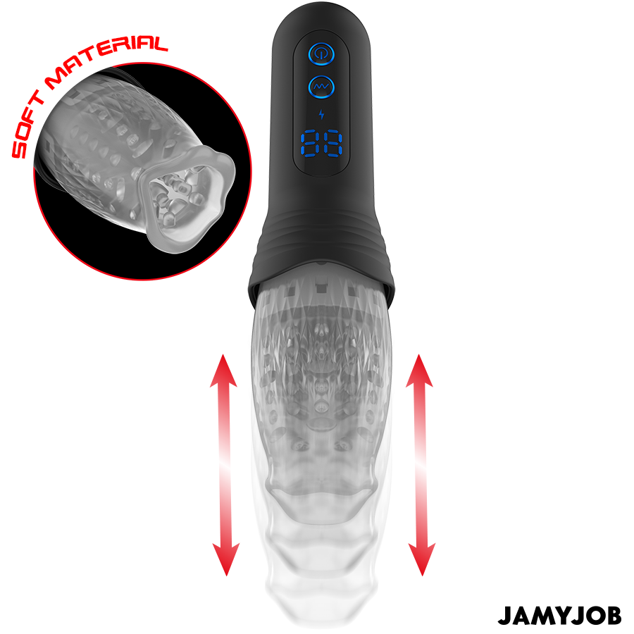 JAMYJOB - BLOW-R MASTURBADOR CON THRUSTING Y ROTACIÓN - Imagen 4