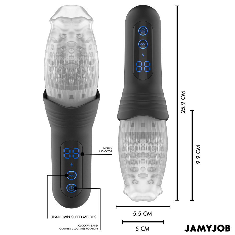 JAMYJOB - BLOW-R MASTURBADOR CON THRUSTING Y ROTACIÓN - Imagen 7