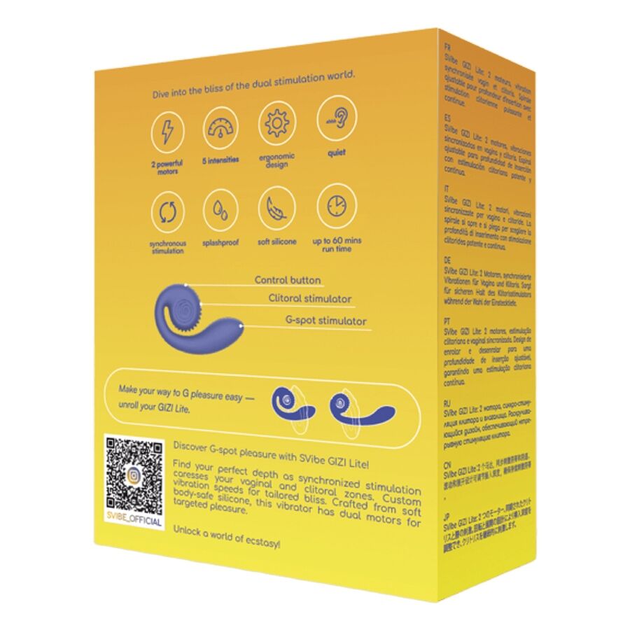 SNAIL VIBE - GIZI LITE VIBRATEUR VIOLET DOUBLE POINT G ET CLITORIAL – Image 4