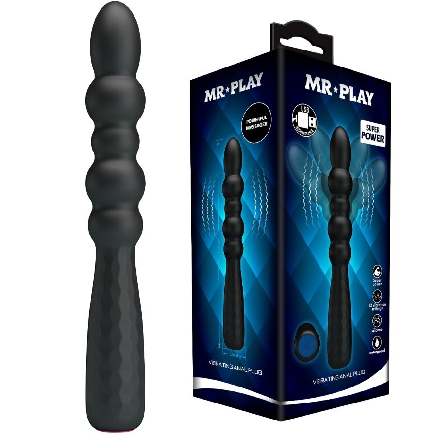 MR PLAY - PLUG ANAL FLEXIBLE CON VIBRACIÓN - Imagen 9