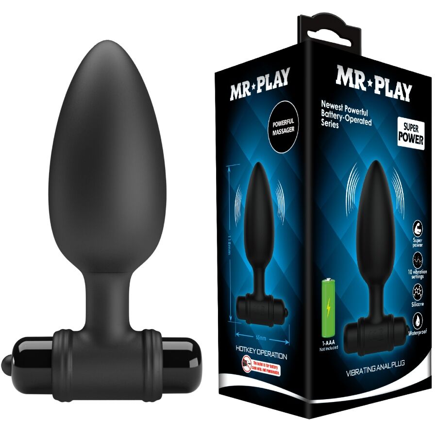 MR PLAY - PLUG ANAL SUPER POWER CON VIBRACIÓN - Imagen 9