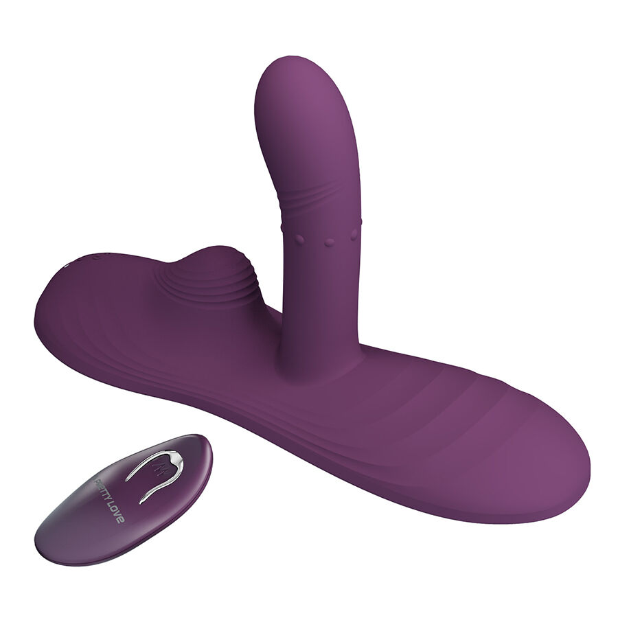 PRETTY LOVE - LUKA VIBRATEUR À POSITION ASSISE AVEC EFFET CHAUFFANT ET TÉLÉCOMMANDE – Image 6