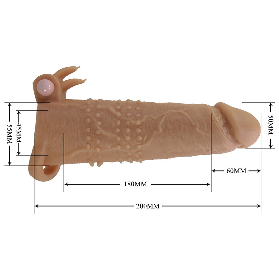 PRETTY LOVE - QUILLON FUNDA PARA PENE CON ESTIMULADOR DE CLÍTORIS Y VIBRACIÓN - Imagen 6