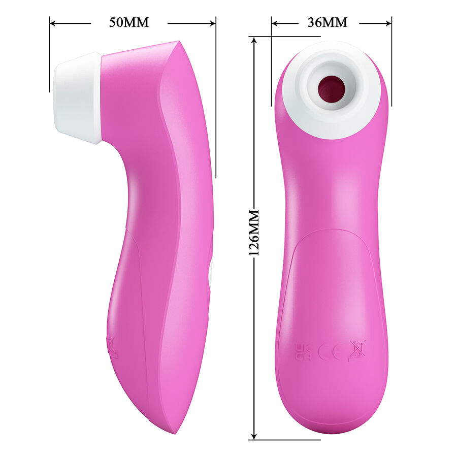 ROMANCE - APPAREIL DE SUCCION CLITORIALE AVEC TECHNOLOGIE DE PULSATION ROSE – Image 2
