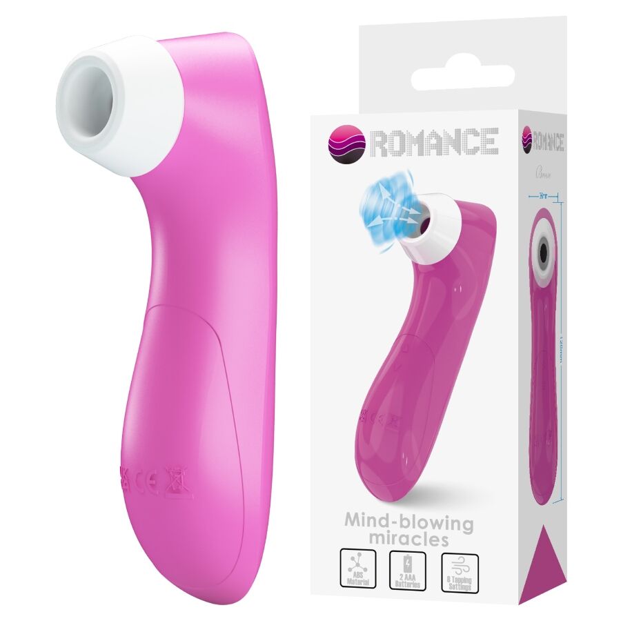 ROMANCE - APPAREIL DE SUCCION CLITORIALE AVEC TECHNOLOGIE DE PULSATION ROSE – Image 4