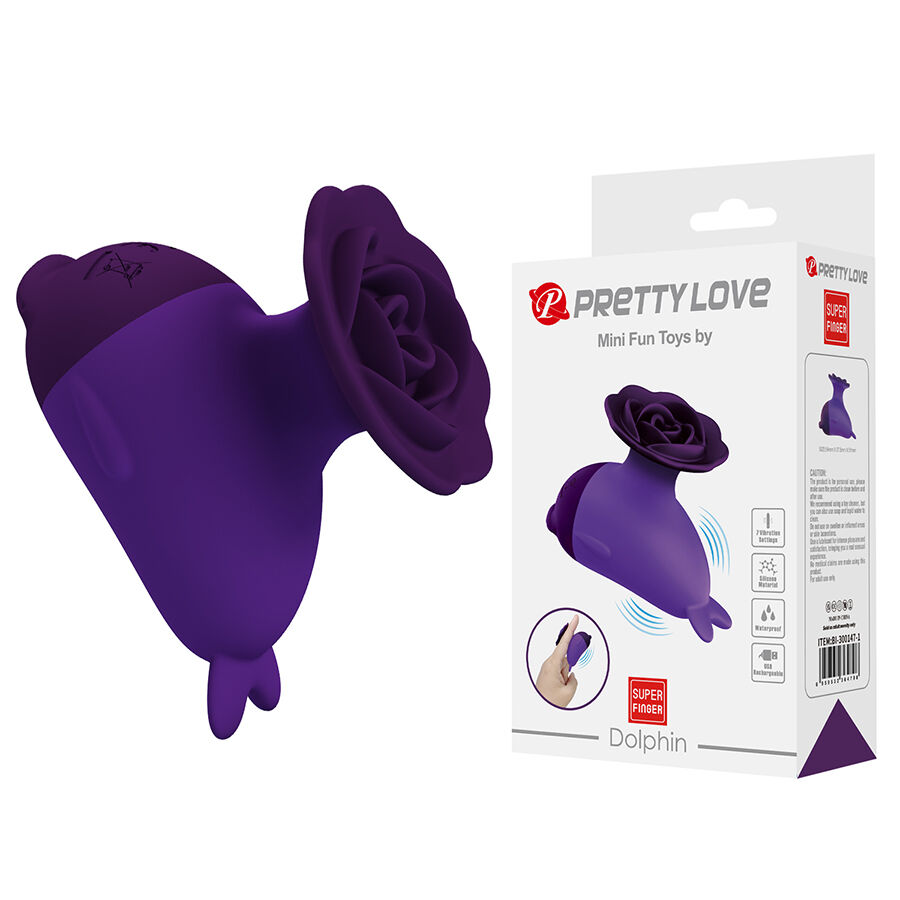 PRETTY LOVE - DOLPHIN MINI VIBRATOR MIT CLIP – Bild 9