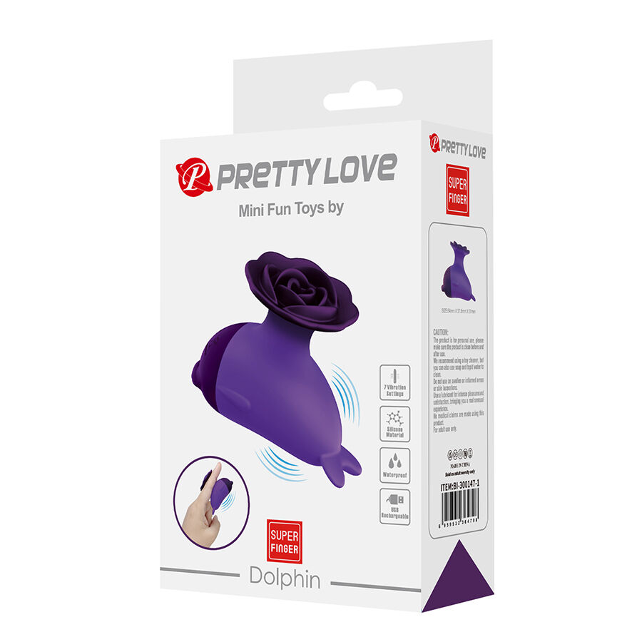 PRETTY LOVE - DOLPHIN MINI VIBRATOR MIT CLIP – Bild 6