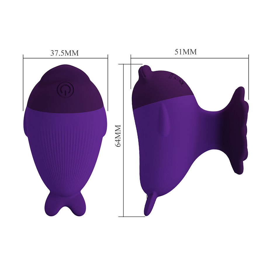 PRETTY LOVE - DOLPHIN MINI VIBRATOR MIT CLIP – Bild 7