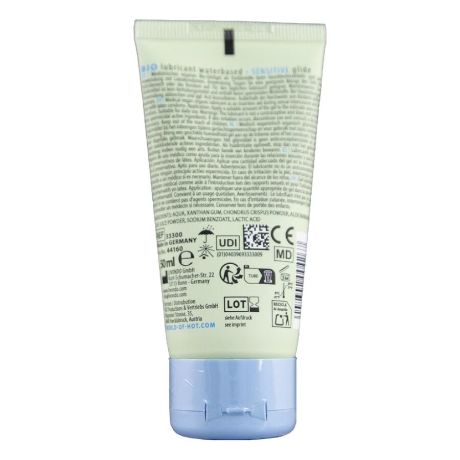 HOT - BIO LUBRIFIANT À BASE D'EAU SENSITIV 50 ML – Image 2