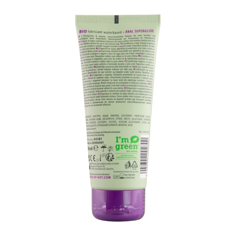 HOT - LUBRIFIANT BIO À BASE D'EAU ANAL 100 ML – Image 2