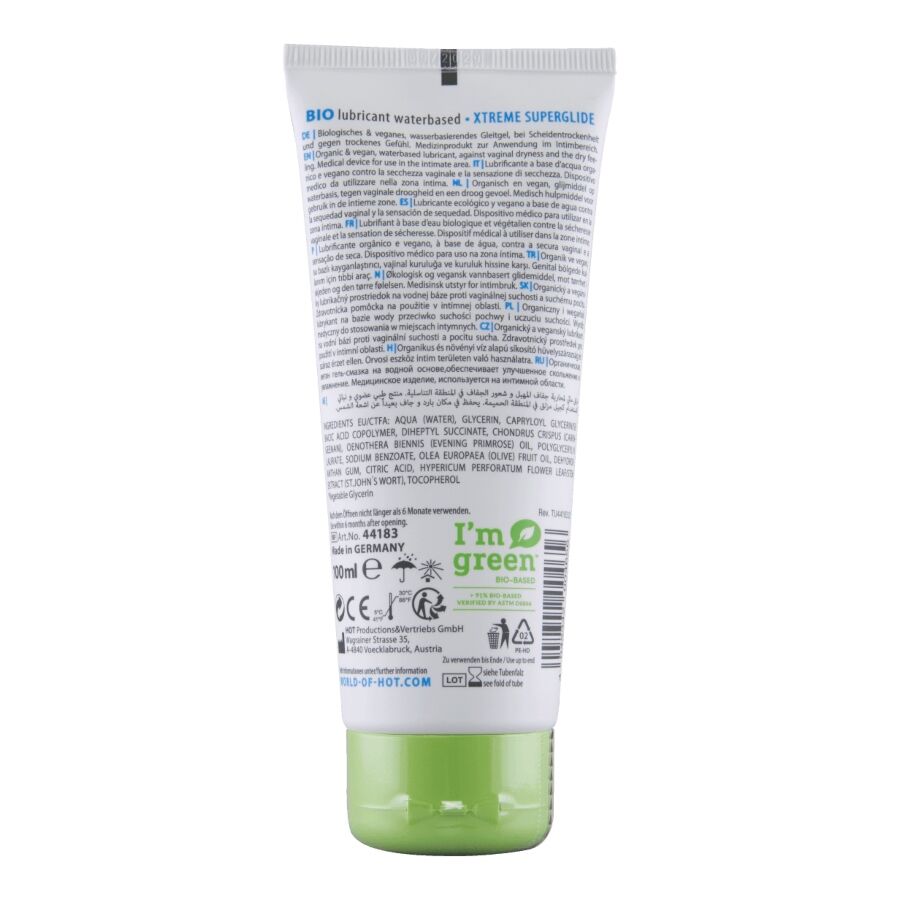HOT - BIO-SCHMIERMITTEL AUF WASSERBASIS XTREME 100 ML – Bild 2