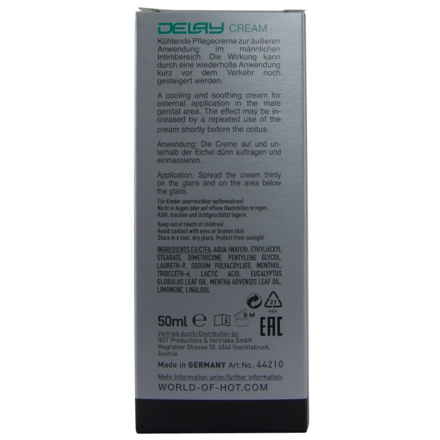 HOT - CREMA RETARDANTE 50 ML - Imagen 6