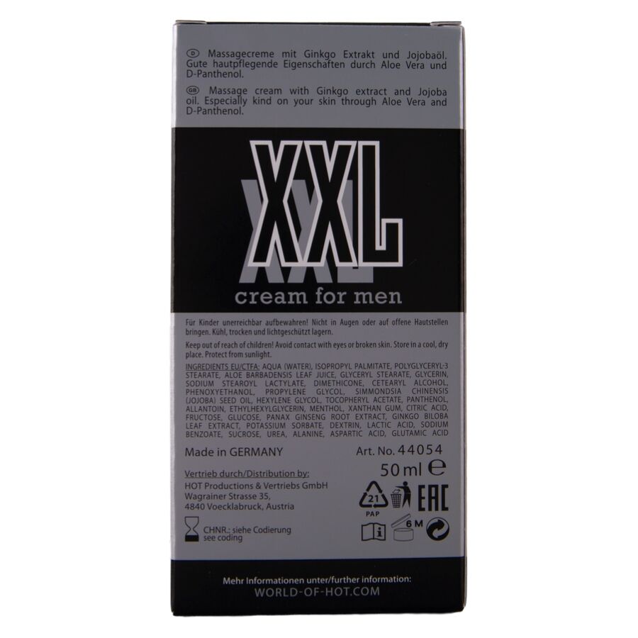 HOT - CRÈME XXL POUR HOMMES 50 ML – Image 4