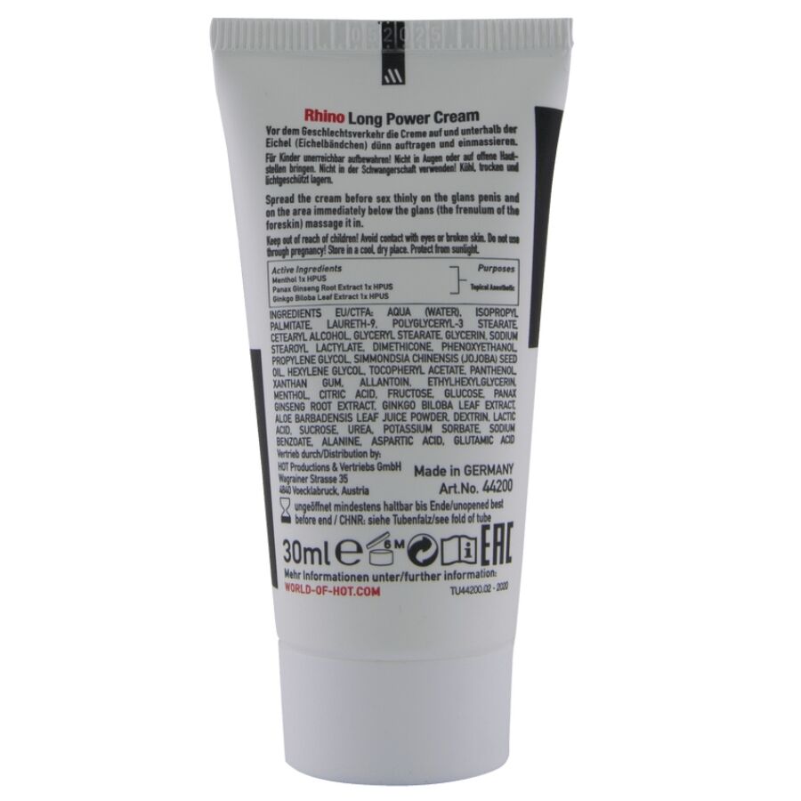 HOT - RHINO LONG POWER CREAM 30 ML – Image 6