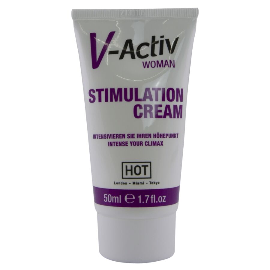 HOT - CRÈME STIMULANTE V-ACTIV POUR FEMMES 50 ML – Image 6