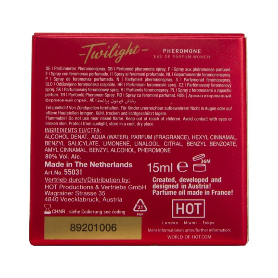 HOT - TWILIGHT PHEROMON PARFUM FÜR DAMEN 15 ML – Bild 2